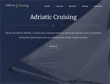 Tablet Screenshot of adriatic-cruising.com